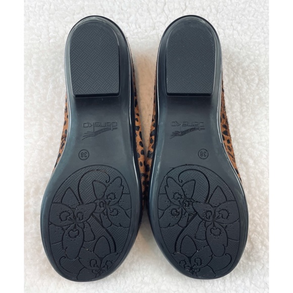DANSKO • Olivia Cheetah Calf Hair Slip-On Loafers - Picture 12 of 16